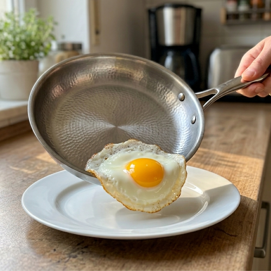 PRACTS 100 % Ren Titan Stekepanne med Non-Stick Belegg-NO