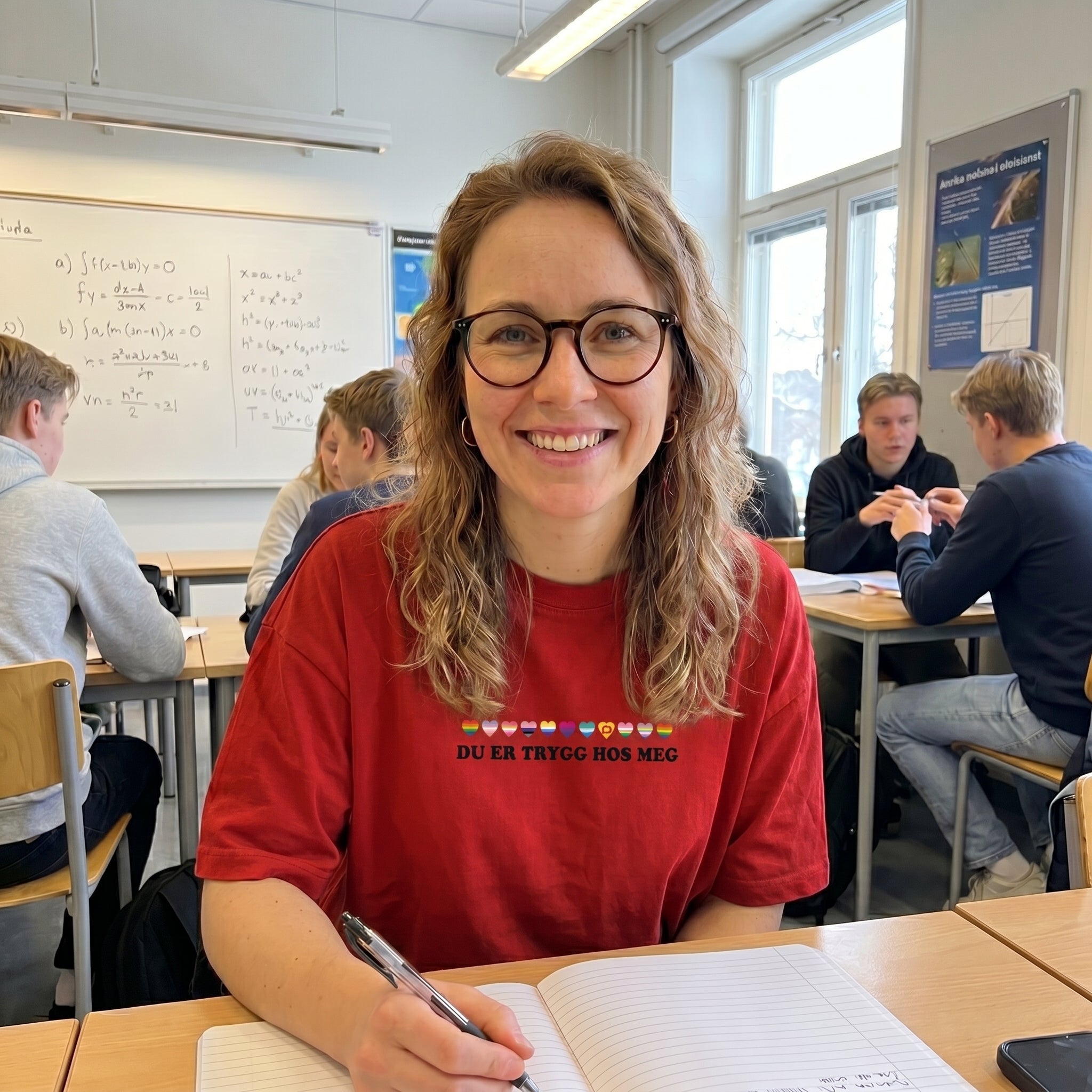 PRACTS Likestilling, Menneskerettigheter & Du er Trygg Hos Meg T-skjorte